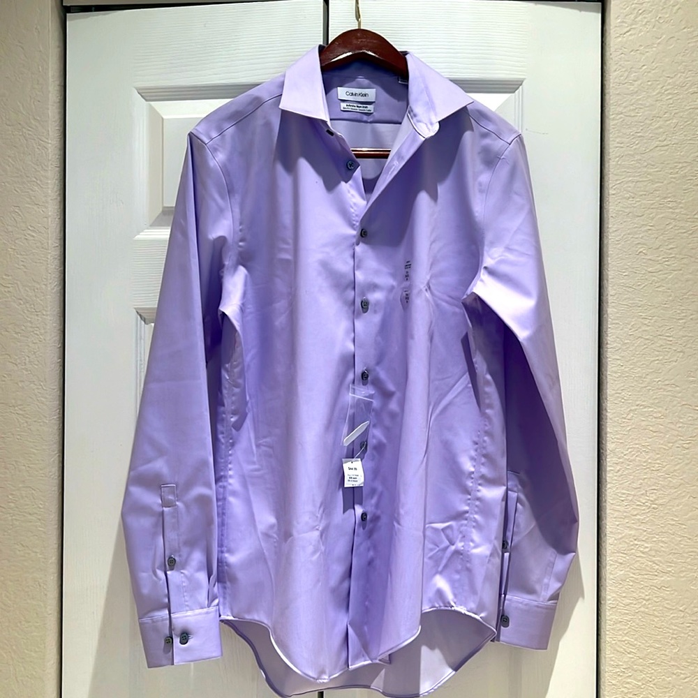 Calvin Klein Men’s Long Sleeve Button Down Shirt